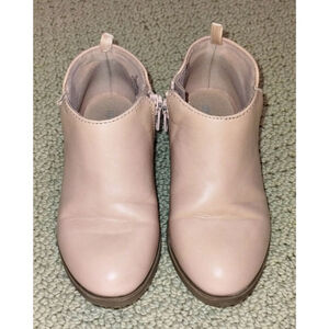 Girls Old Navy "In the Pink" Ankle Boots (Toddler Girl Size 9)